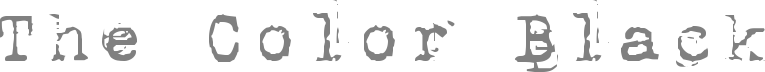 The Color Black